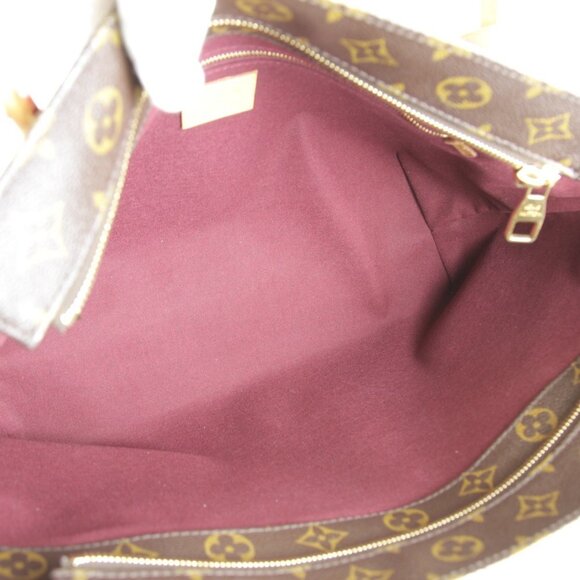 LOUIS VUITTON Brown Monogram Canvas Tote Bag - Picture 6 of 10